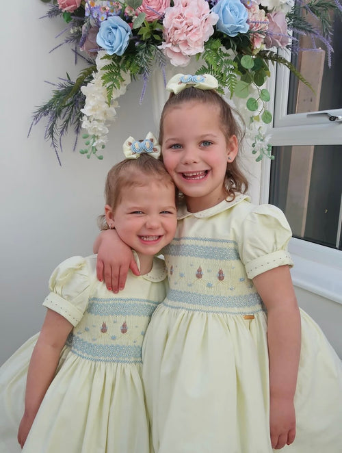 A “Peter rabbit dress”